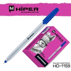 Ручка масляна Hiper Soprano NEW HO-1159-C 1, 0мм (синя) Ручка масляна Hiper Soprano NEW HO-1159-C 1, 0мм (синя)