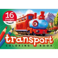 Розмальовка А5 148х210 мм 8 арк офсет 80г/м2 скоба диз.Transport