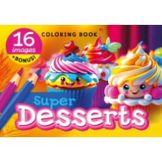 Розмальовка А5 148х210 мм 8 арк офсет 80г/м2 скоба диз.Dessert Розмальовка А5 148х210 мм 8 арк офсет 80г/м2 скоба диз.Dessert