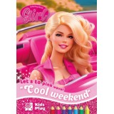 Розмальовка А4 210х297 мм 16 стор офсет 80г/м2 скоба (1+1) Pink Girl