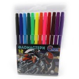 Фломастери 12 кол. ''Motorace'' Josef Otten 828CW