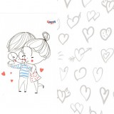 Блокнот TM Profiplan ''lovers selfie'', B6 80л с сердцем 50575