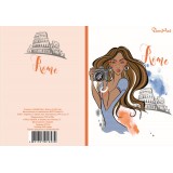 Блокнот Girls&Cities Rome, A5 80стор.кольор.клітинка