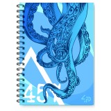 Блокнот TM Profiplan А5 48 арк # верт.спір.''Squid note'' blue 905164