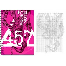 Блокнот TM Profiplan А5 48 арк # ''Squid note'' red 905140