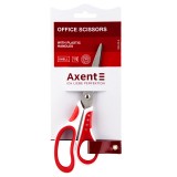 Ножиці AXENT 18 см Shell біло-червоні 6304-06-А