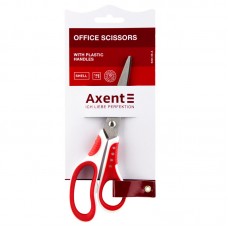 Ножиці AXENT 18 см Shell біло-червоні 6304-06-А