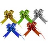 Набір бантів подарункових 10шт фольг. 2, 8см*48см 10344 на затяжках
