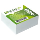 Блок паперу для нотаток 80х80х40мм клеєний білий Fresh Up арт.FR-1412