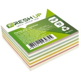 Блок паперу для нотаток 80х80х40мм не клеєний мікс, Fresh Up арт.FR-2411