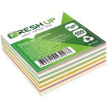 Блок паперу для нотаток 85х85мм 400 арк не клеєний мікс Fresh Up FR-2211