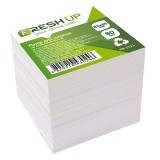 Блок паперу для нотаток 85х85мм 800 арк не клеєний Білий, Fresh Up арт.FR-1511