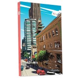 Блокнот Profiplan А5 #/=/точка/чист лист 160стор ''Streets note'' red 901500
