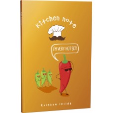 Блокнот TM Profiplan Artbook Rainbow ''Kitchen Note'' A6 Чілі 901258 Блокнот TM Profiplan Artbook Rainbow ''Kitchen Note'' A6 Чілі 901258