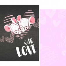 Блокнот TM Profiplan А5 40 арк''With love'' one 902200 Блокнот TM Profiplan А5 40 арк''With love'' one 902200