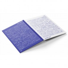 Блокнот Profiplan А5 128 стор ''Two in one'' Doodle note, blue 901982
