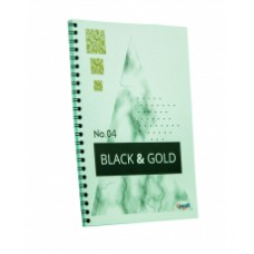 Блокнот TM Profiplan Office ''Black & Gold'' rectangle A5, 900862
