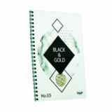 Блокнот TM Profiplan Office ''Black & Gold'' rhombus A5, 900855