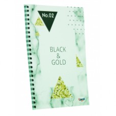 Блокнот TM Profiplan Office ''Black & Gold'' triangle A5, 900848