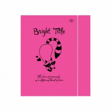 Блокнот Profiplan А5 40арк''Bright Title note'' raccoon малиновий 902552