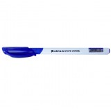 Ручка гелева Hiper White Shark HG-811 0, 6 мм синя
