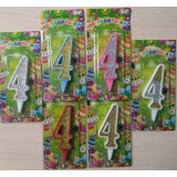 Свічки-цифри 4