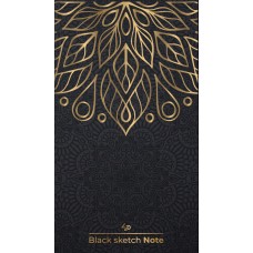 Блокнот TM Profiplan А5 ''Black sketch note'' mehndi 904846