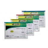 Папка на блискавці 4OFFICE прозора  A4 180мкн PVC 4-207-21