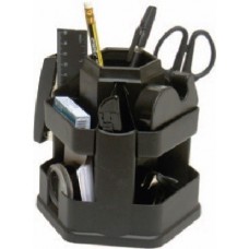 Набір настільний 4OFFICE 16пр.''вертушка'', чорн.4-416-09 Набір настільний 4OFFICE 16пр.''вертушка'', чорн.4-416-09
