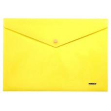 Папка з кнопкою NORMA А4 160мкн непрозор жовта 5017-03N