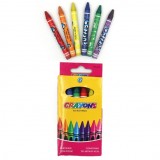 Крейда воскова Crayons 6кол 0, 9х80мм 8496-6 Е з/етик