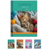 Блокнот А6 7БЦ 176 арк.#, серія CUTE CAT, Рюкзачок