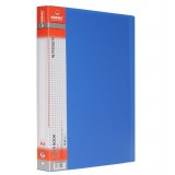 Папка А4 40 файлів PP NORMA 600/25мкн синя 5028-06N