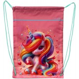 сумка для взуття, 46х33см, поліестер, ''Cute Unicorn'', 2530C
