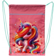 сумка для взуття, 46х33см, поліестер, ''Cute Unicorn'', 2530C