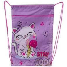 сумка для взуття, 46х33см, поліестер, ''Сool Kitten'', 2531C