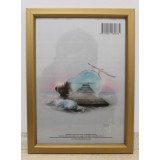 Фоторамка 15*21 Юг багет 1511 ДВП+скло з ніжкою золота