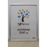 Фоторамка 30*40 срібна Юг багет 1511 ДВП+скло б/н