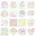 Розмальовка 200 х 200 мм 16 стор Офсет 100 г/м2 скоба диз.FLOWERS