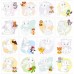 Розмальовка 200 х 200 мм 16 стор Офсет 100 г/м2 скоба диз.FUNNY ANIMALS